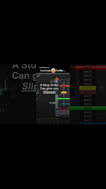 Did You This About Stop Orders? #daytradetowin #stockmarket #priceaction