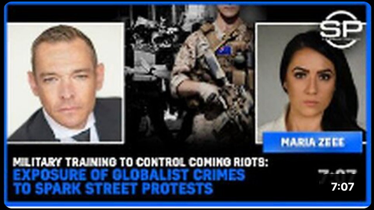 Military Training To CONTROL COMING RIOTS: Exposure Of GLOBALIST CRIMES To SPARK Street PROTESTS