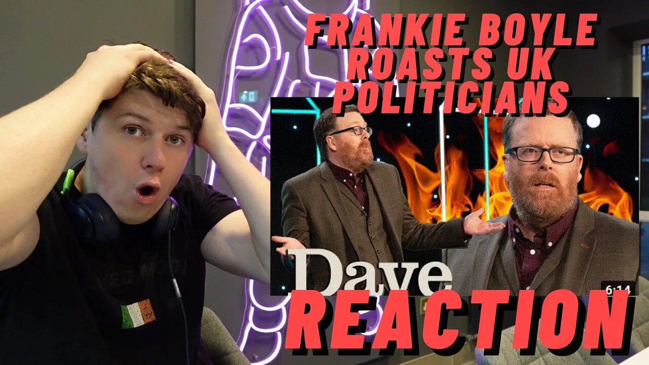 Frankie Boyle ROASTS UK Politicians | Comedians Giving Lectures | Dave ((IRISH MAN REACTION!!))