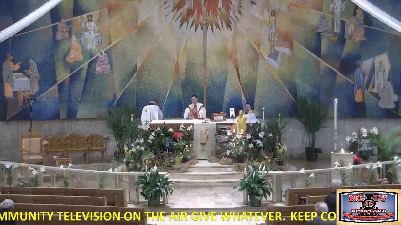 NCTV45 CATHOLIC MASS HOLY SPIRIT PARISH (ST VITUS) 9:00 PM WEDNESDAY APRIL 19 2023