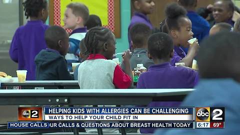 Ways to help your child with allergies fit in