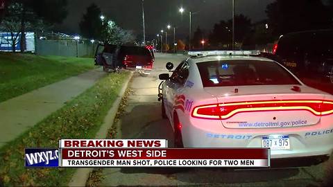 Transgender man shot in Detroit, suspects on the loose