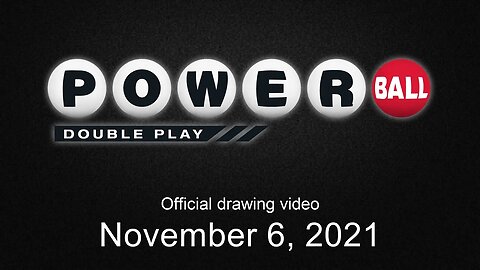 Powerball Double Play drawing for November 6, 2021