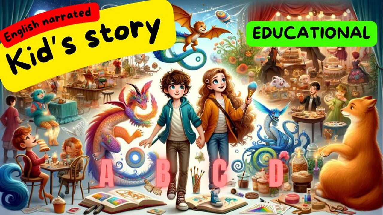 “ let’s learn A B C D ! ” | Educational story for kids | Value for children