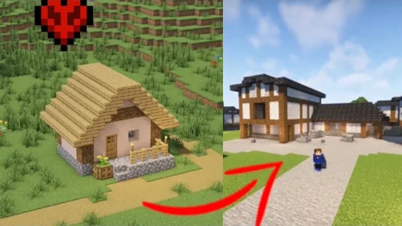 Recreating the Stonemason house in Hardcore Minecraft