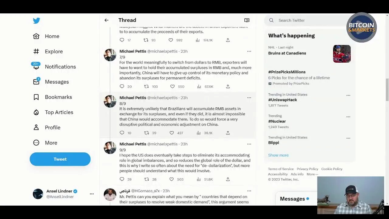 Free Form Friday, Twitter Trolling, #bitcoin and macro - 4/14/23
