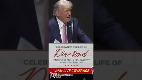 Trump jokes on Biden At Diamond’s Service.