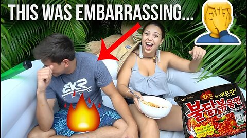SPICY NOODLE CHALLENGE!!