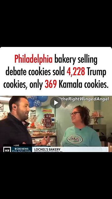 Debate cookies bring sold today in Philadelphia show President Trump...
