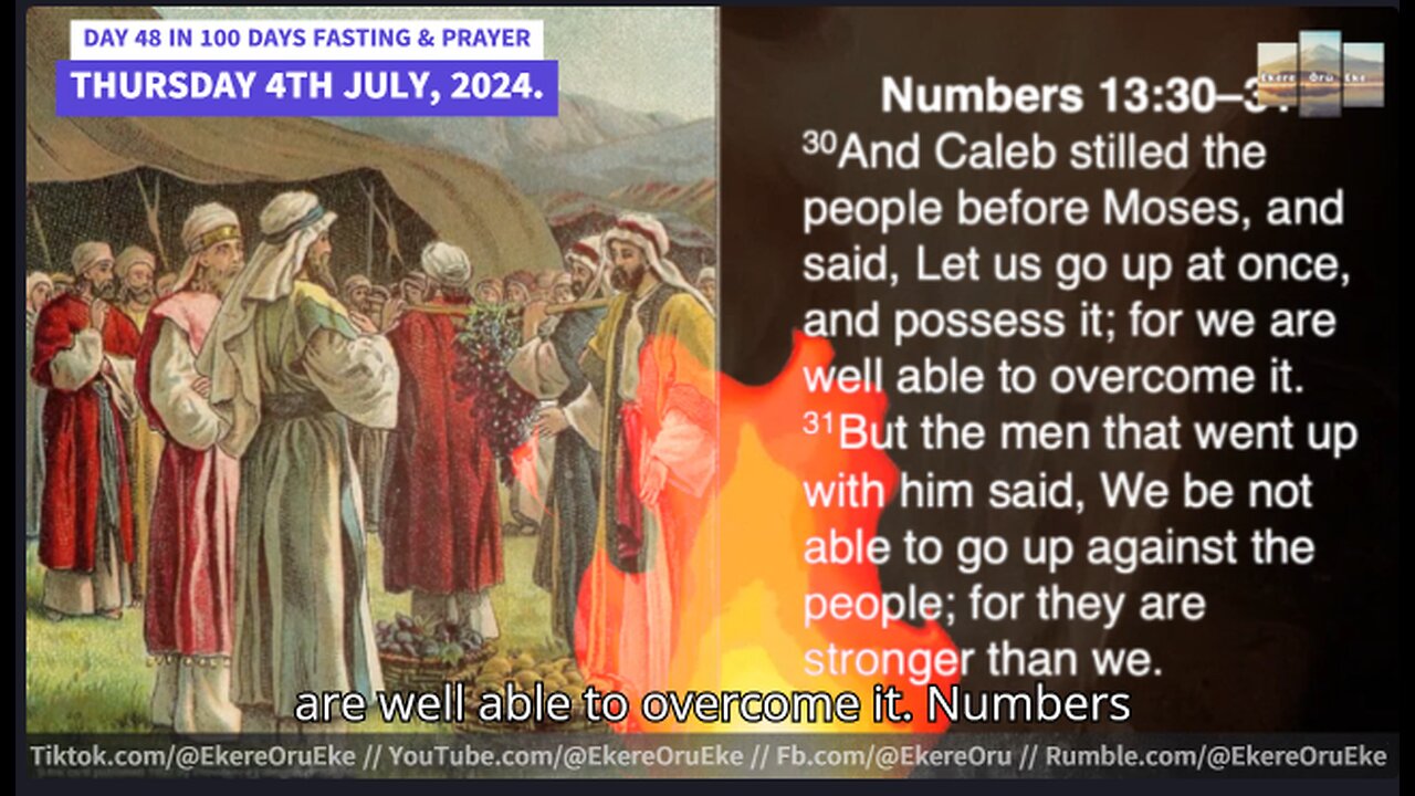 DAY 48 OF 100 DAYS FASTING AND PRAYER // YOUR GIANT SHALL FALL // THURSDAY 4TH JULY, 2024