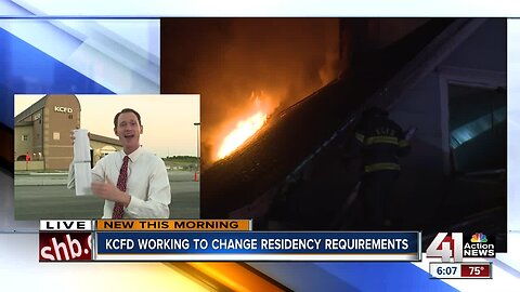 KCFD asks for change in residency requirements to attract more applicants