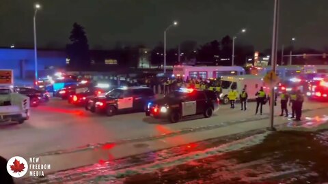 🚨UPDATE🚨 AMBASSADOR BRIDGE ARRESTS BEING MADE 🚔 #ambassadorbridge