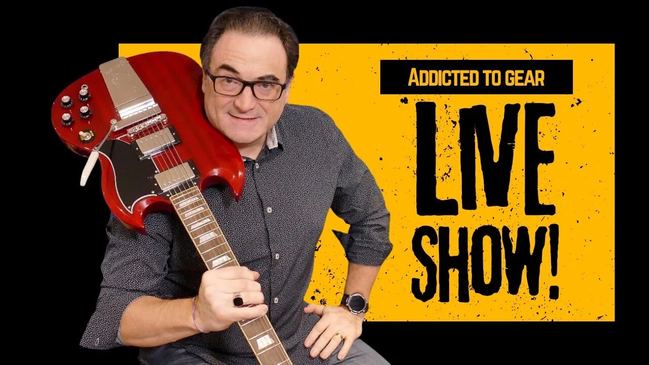 🔴 Join us for the next Addicted To Gear Live Sunday Show #162 - Guitars, Gear and More!