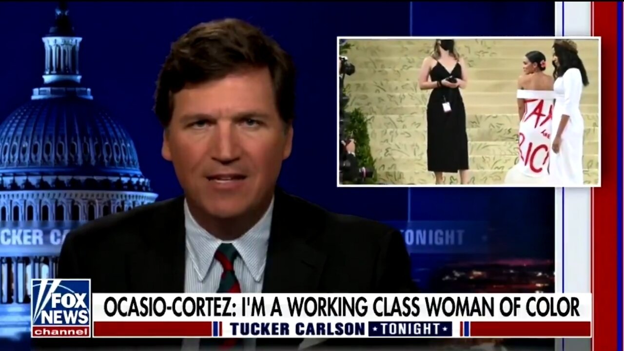 Tucker Mocks AOC Referring to Herself As 'Working Class'