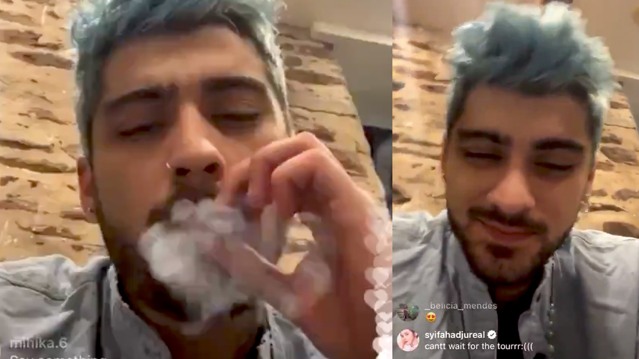 Zayn Malik Fans WORRIED As He Smokes, Drinks & Eats Pizza At 6am!