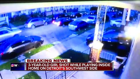 3-year-old girl shot in southwest Detroit, taken to Children's Hospital