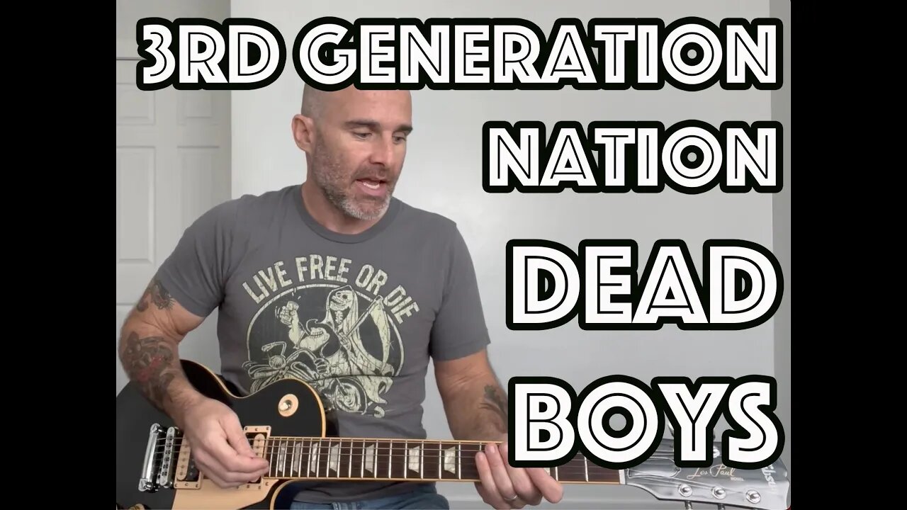 How To Play 3rd Generation Nation On Guitar Lesson - WITH SOLO! [Dead Boys]