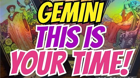 GEMINI‼️🌠THERE HAS NEVER BEEN A MORE IMPORTANT TIME FOR YOU......