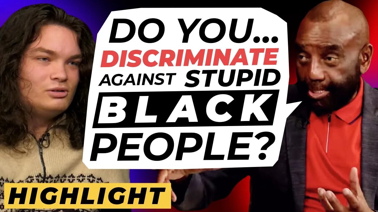 Jesse D*bates Young Biden Supporter on Rac*sm (Highlight)