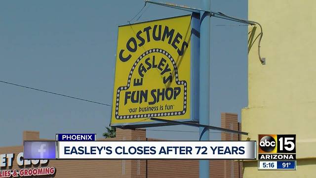 Easley's Fun Shop in Phoenix to close after 72 years