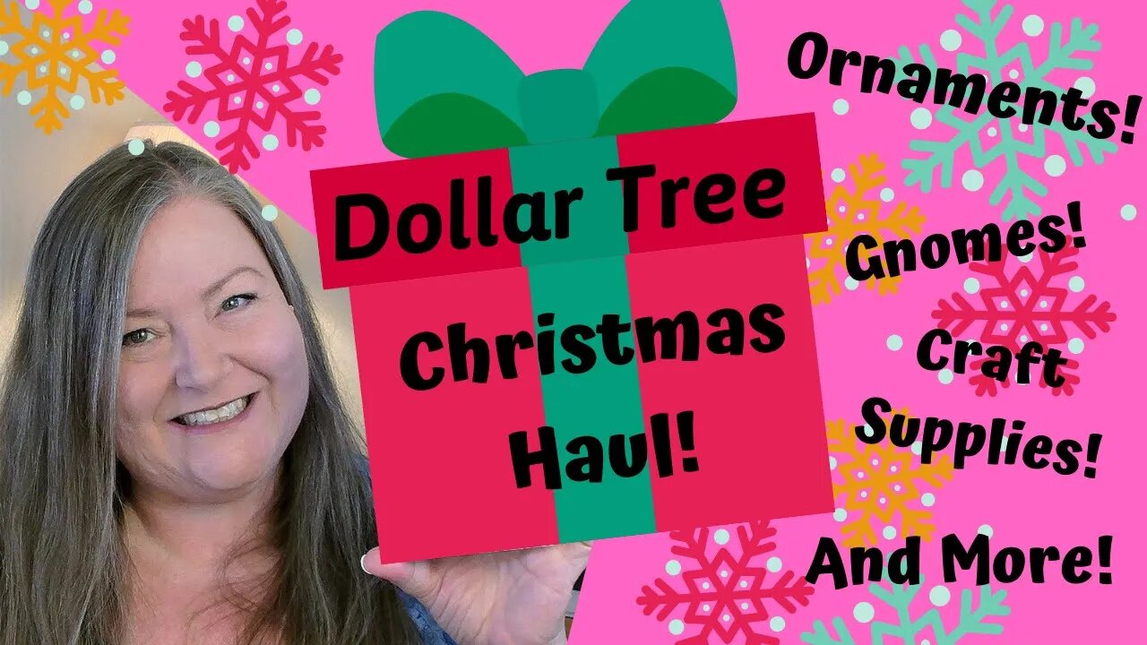 Enormous Huge Dollar Tree Christmas Haul ~ New Christmas Ornaments ~ Gnome's ~ New Craft Supplies!