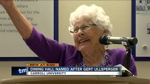 Carroll University names dining hall after faithful employee