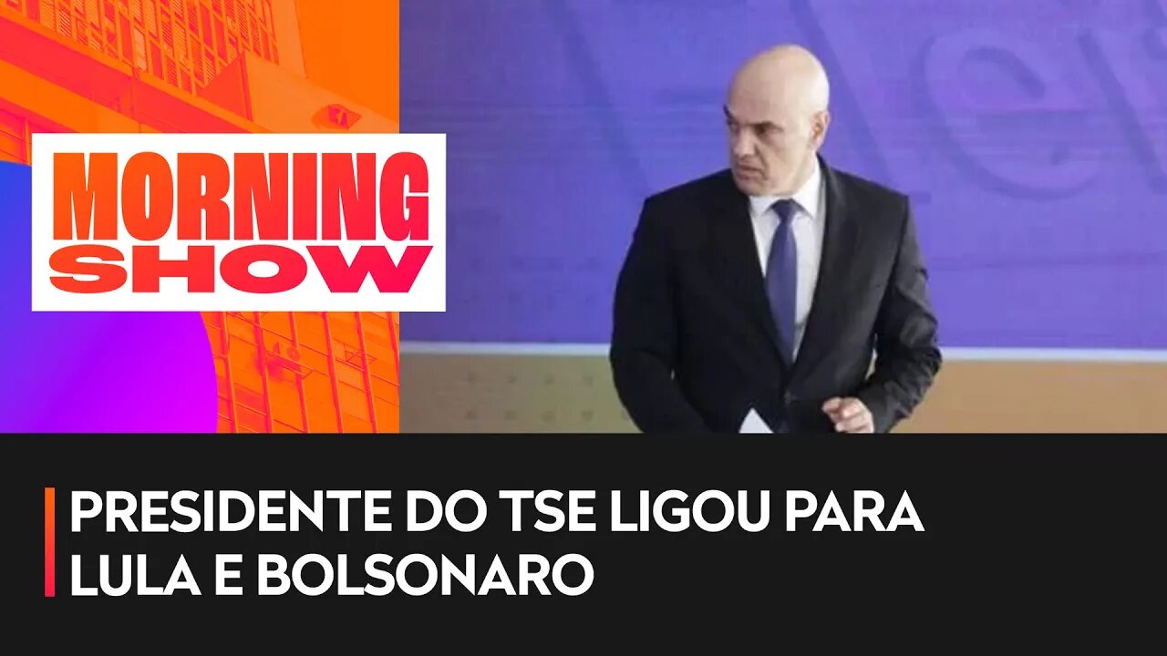 Moraes conversa com Bolsonaro e não vê espaço para questionamentos do resultado