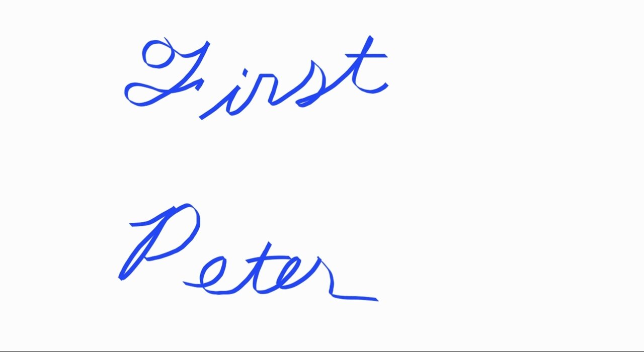 First Peter Without Chapters