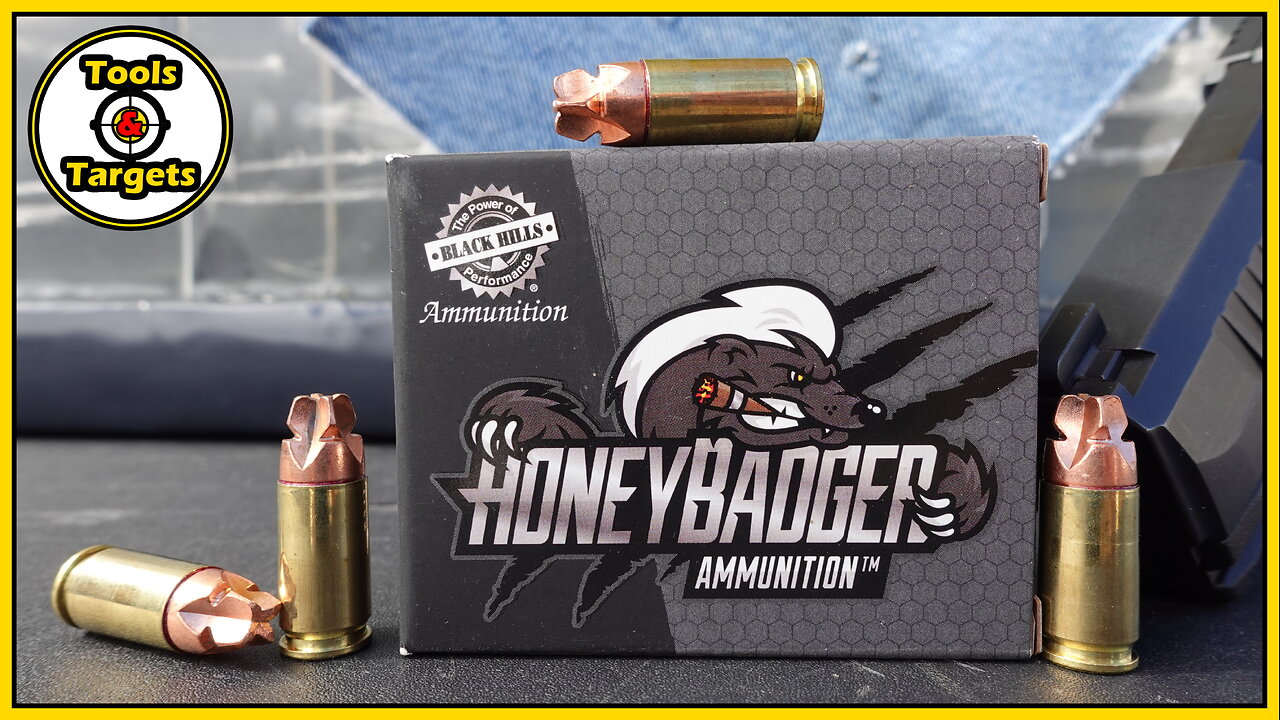 ANGRY Badger!...Black Hills Ammo 100 Grain +P Honey Badger 9MM Self-Defense Ammo Ballistic Gel Test!