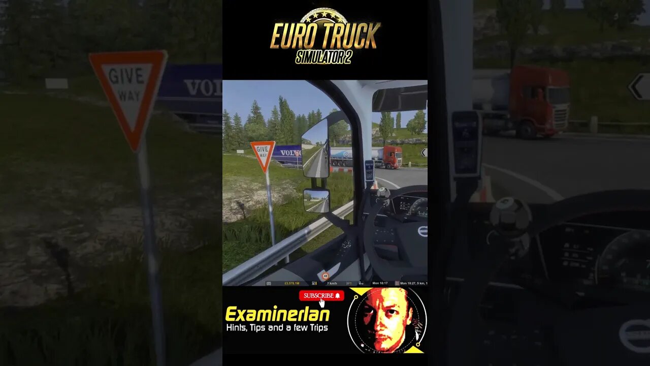 ETS2 - AI driving like a champ #shorts