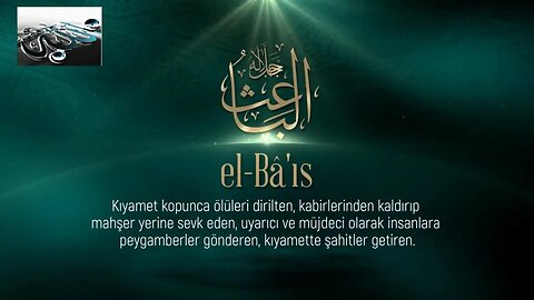 #dua #esmaülhüsna Esma'ül Hüsna Duaları / El Ba'is(c.c.)