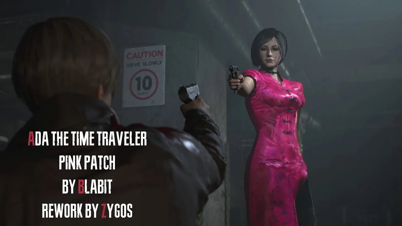 Resident Evil 2 Remake Ada The time traveler Pink patch outfit