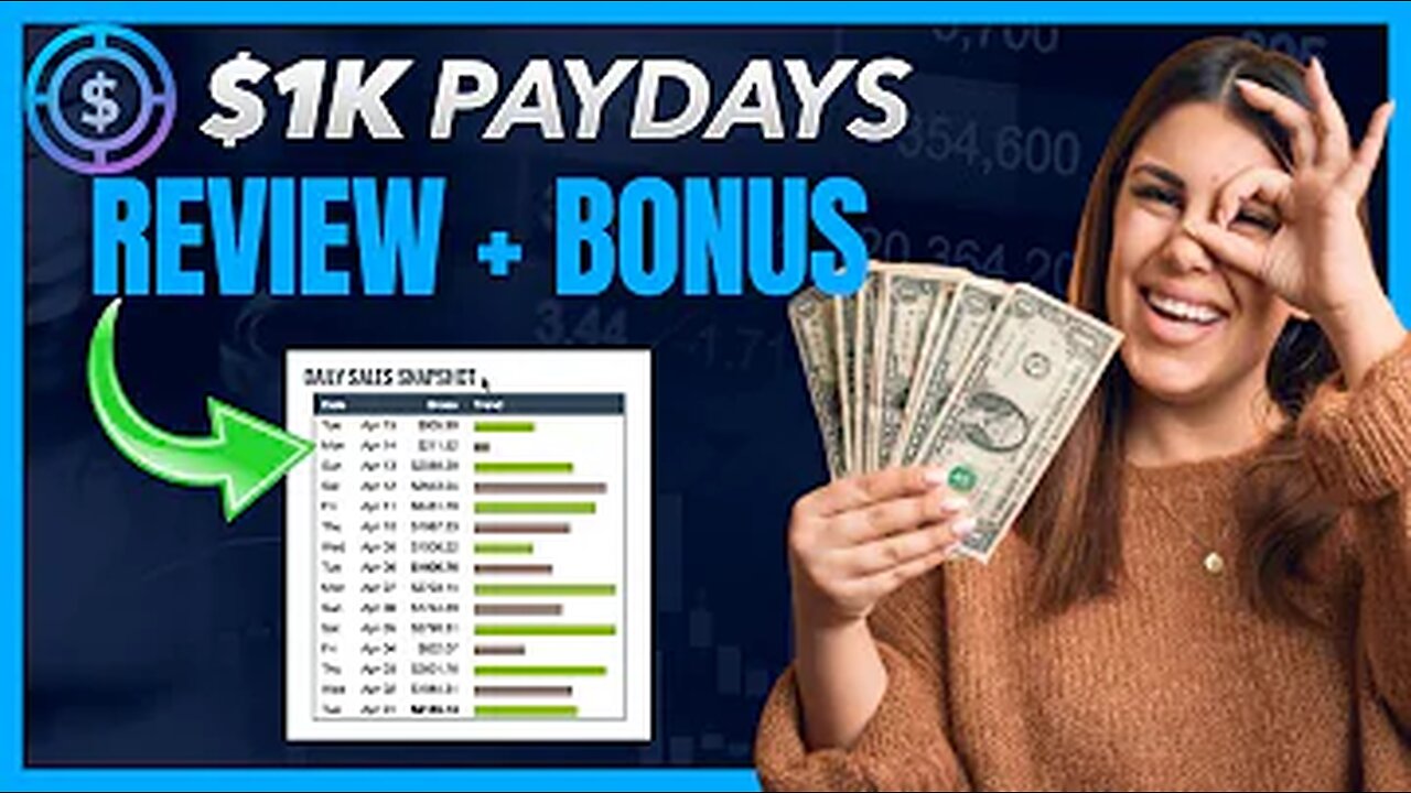 1K PAYDAYS Review + Four FREE Bonuses Worth $997