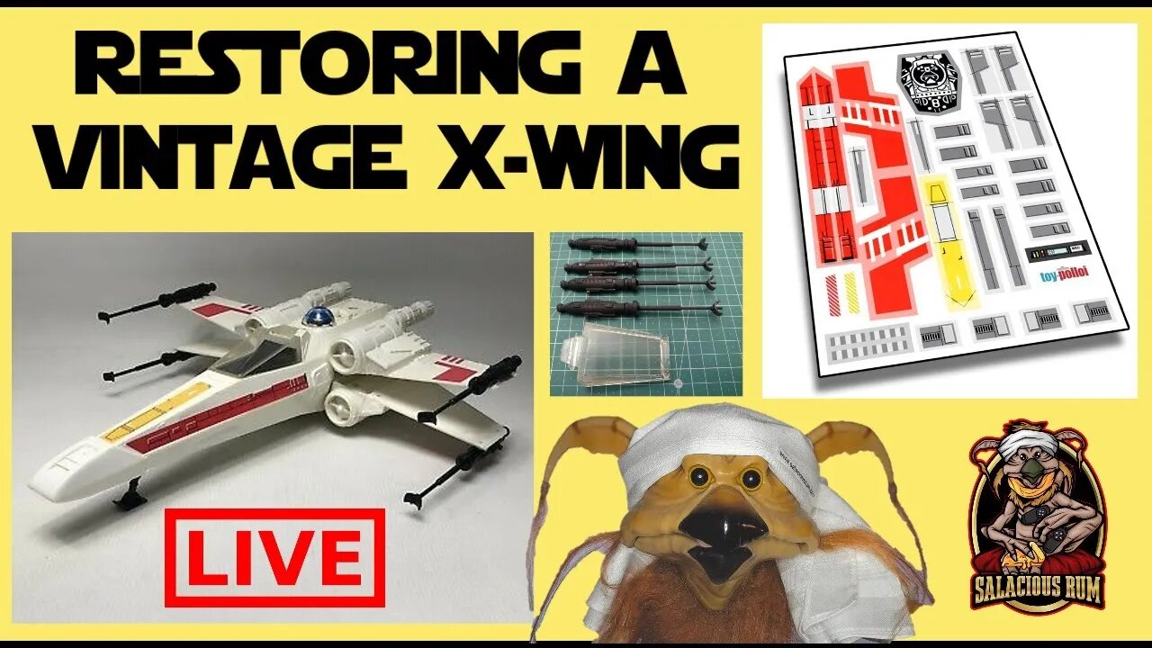 RESTORING A VINTAGE X-WING with Salacious Rum