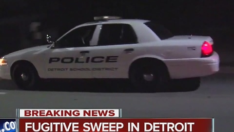 Fugitive sweep in Detroit