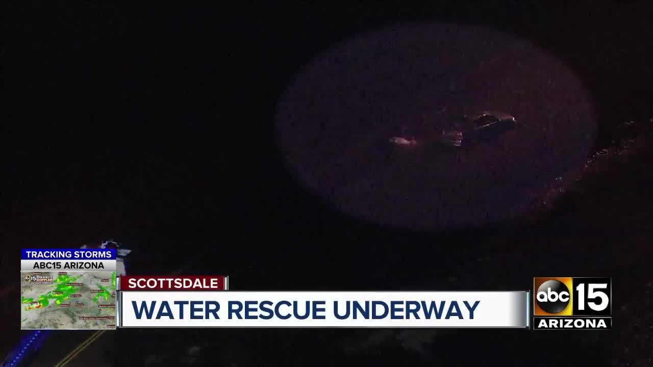 Water rescue in Scottsdale