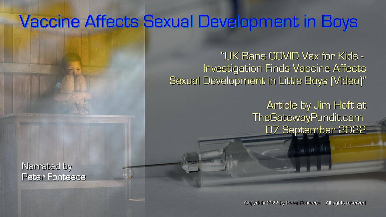 Vaccine Affects Sexual Development in Boys