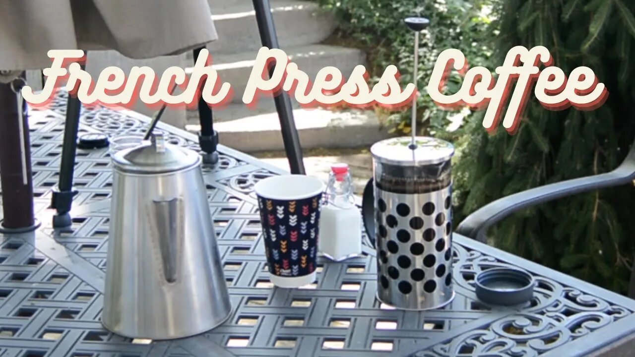 French Press Coffee | Coffee For Camping