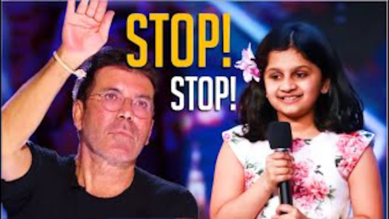 Simon Cowell STOPS 10 Year-Old Indian Girl Mid-Performance_ What She Does Next Will Blow Your Mind