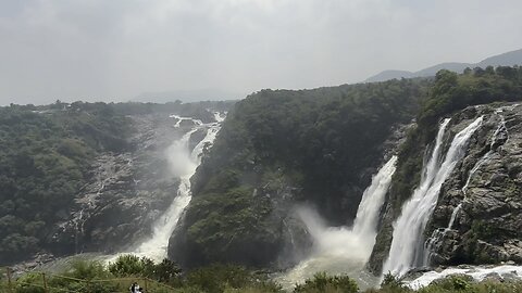 Gaganachuki waterfall in Karnataka India