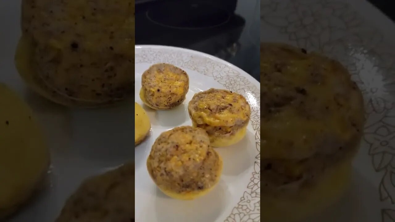 Beef Taco EggBites for lunch 😋