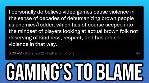 Video Games 'Dehumanize' People Of Color...