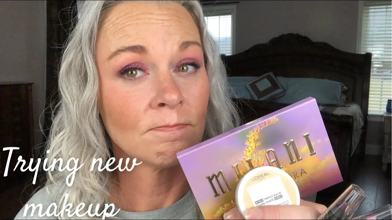 Trying new makeup/Milani flora/L’Oréal balm