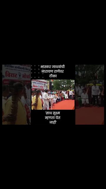 Bhaskar Jadhav On Narayan Rane | भास्कर जाधवांनी केली राणेंची नक्कल | Sarkarnama | #shorts