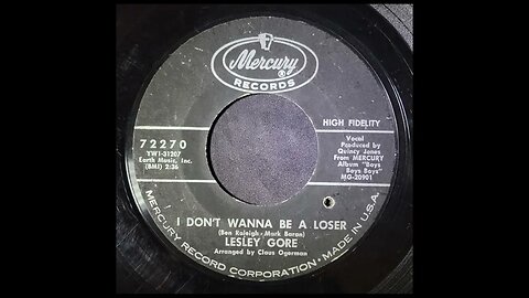 Lesley Gore – I Don't Wanna Be a Loser