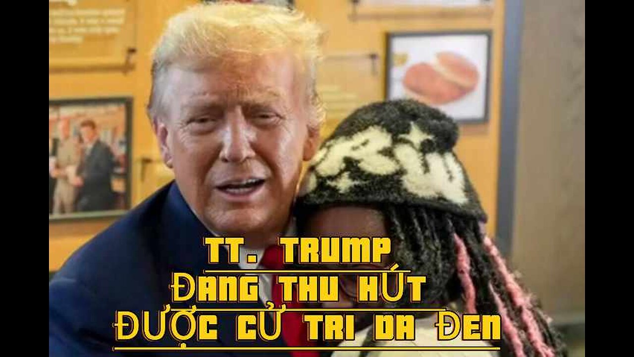 21/6/2024 TT. TRUMP ĐANG THU HÚT ĐƯỢC CỬ TRI DA ĐEN