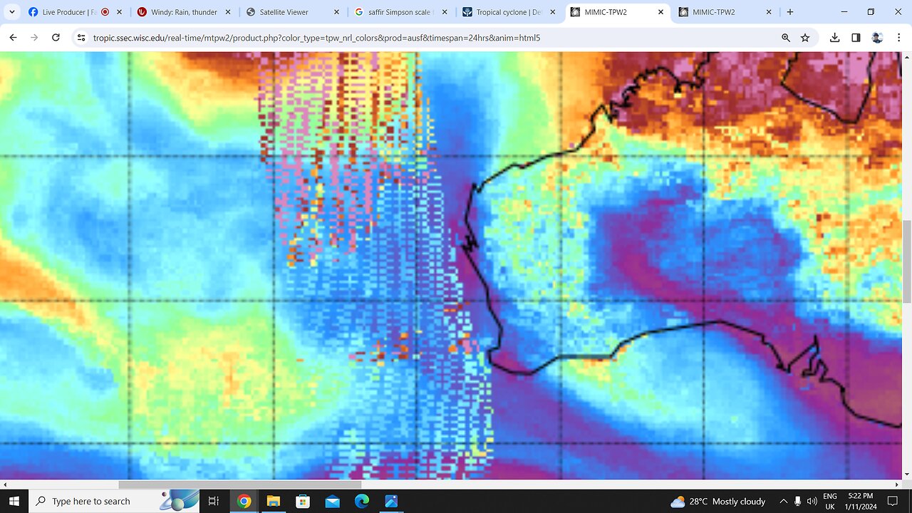 What A Tropical Cyclone Is and Is Not & Huge EMF Beam Deployed