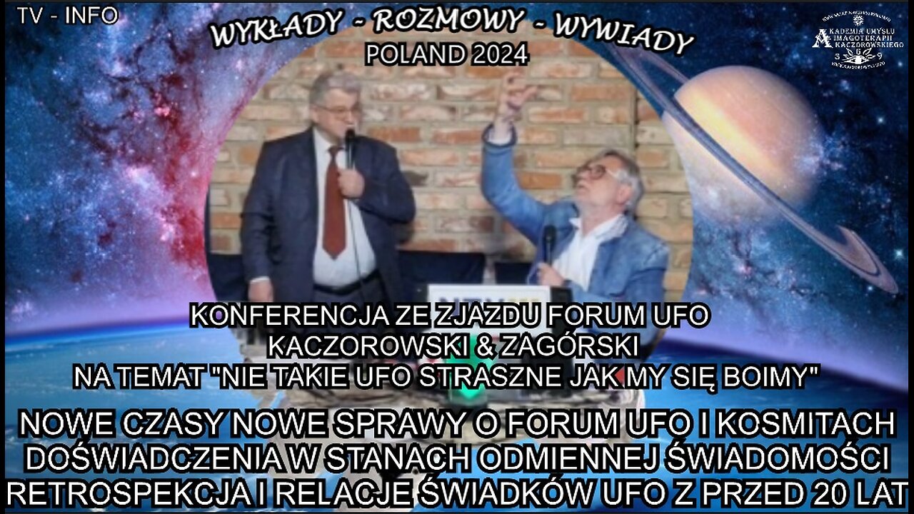 NOWE CZASY NOWE SPRAWY O FORUM UFO I KOSMITACH. DOŚWIADCZENIA W STANACH ODMIENNEJ ŚWIADOMOSCI. RETROSPEKCJA I RELACJE ŚWIADKÓW UFO Z PRZED 20 LAT.