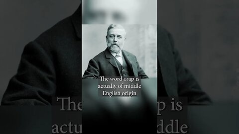 Why do people say “crap” #plumbing #victorianera #history