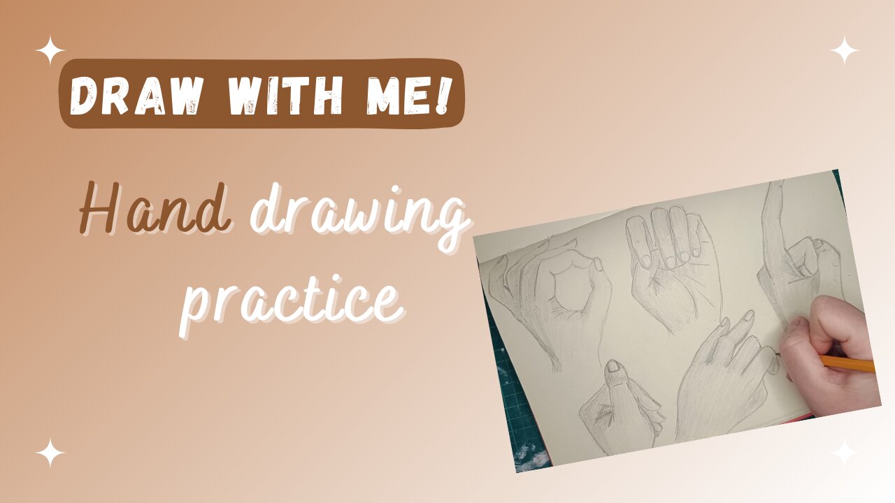 Draw With Me! #5 - Hand drawing practice